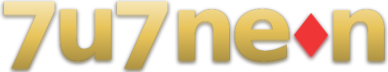 7u7 neon logo